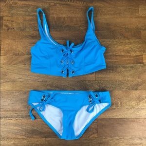 NWOT Blue Grommet Bikini